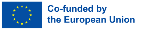 Flagge der Europäischen Union, um anzuzeigen, dass dieses Projekt durch das Programm Erasmus+ kofinanziert wurde